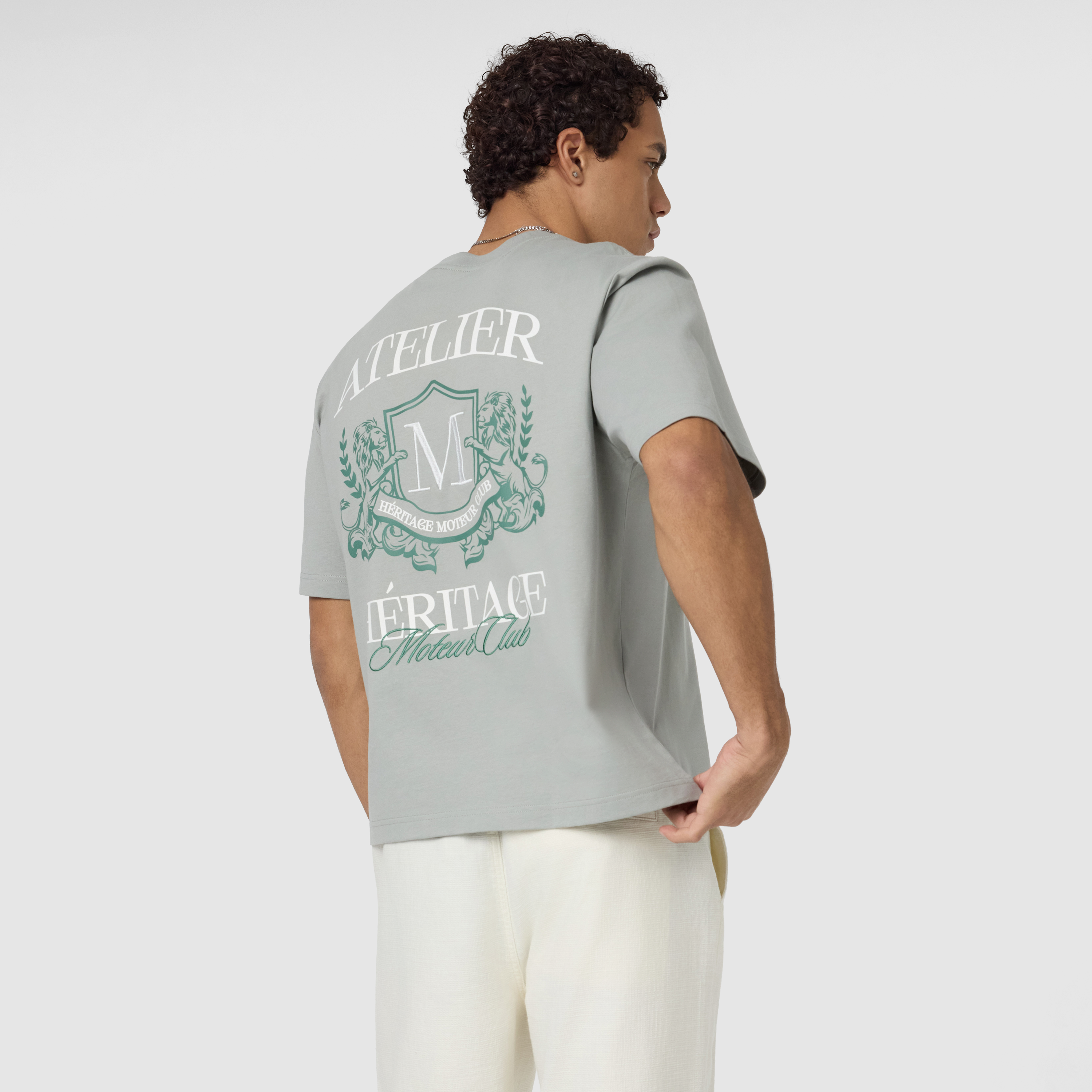 Graphic Cropped Crew Tee