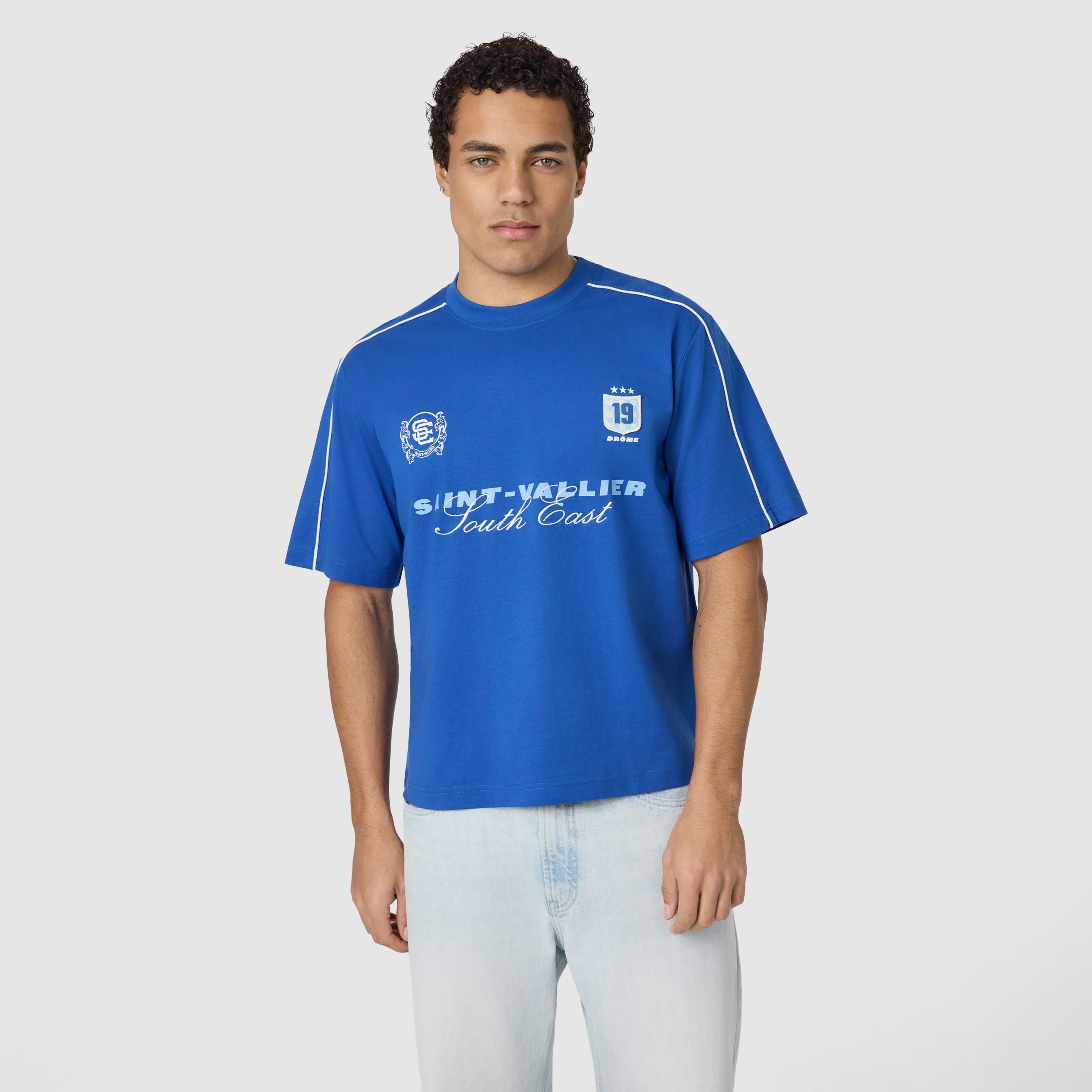 Vallier Graphic Cropped Crew Neck Tee