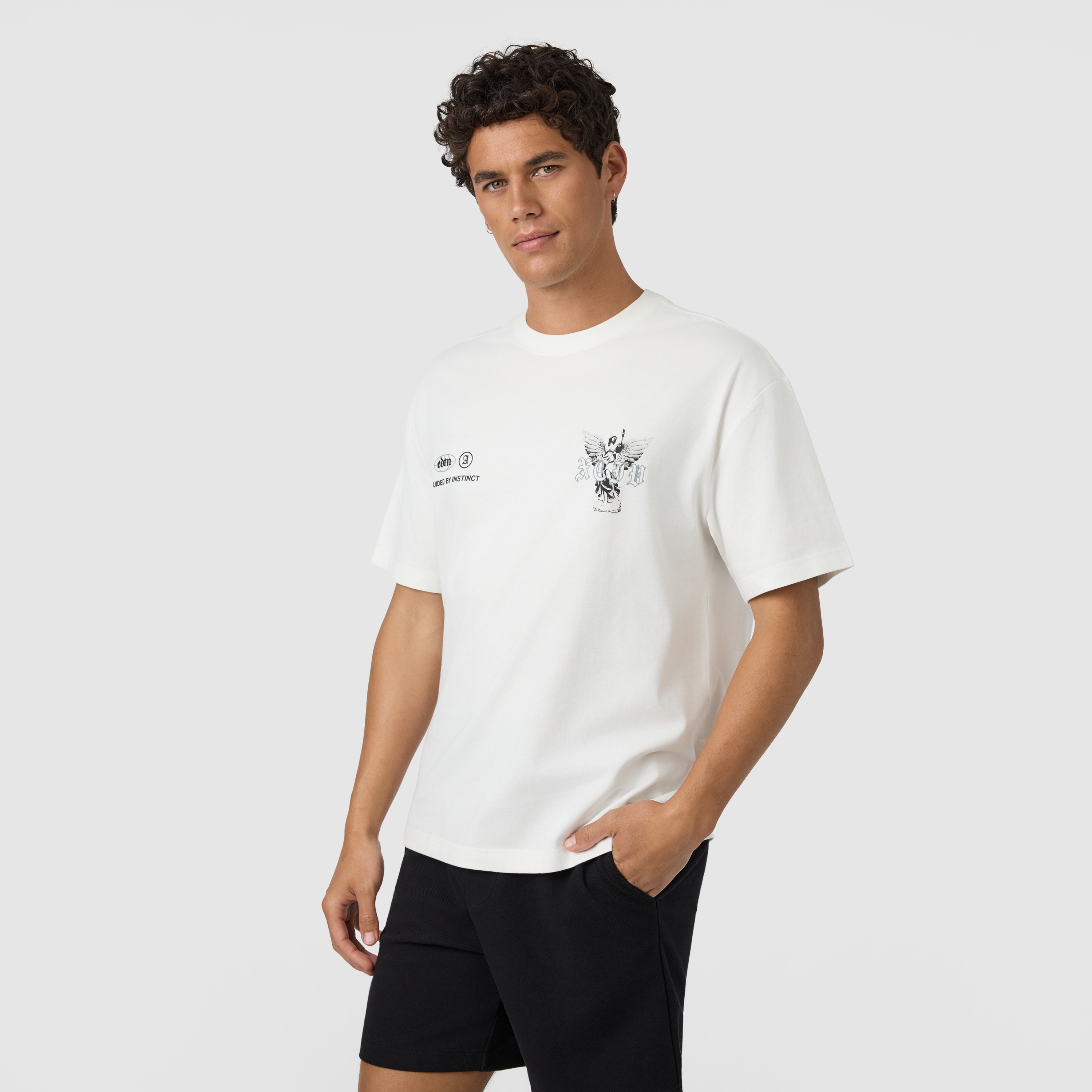 Off White Herald Boxy Crew Tee