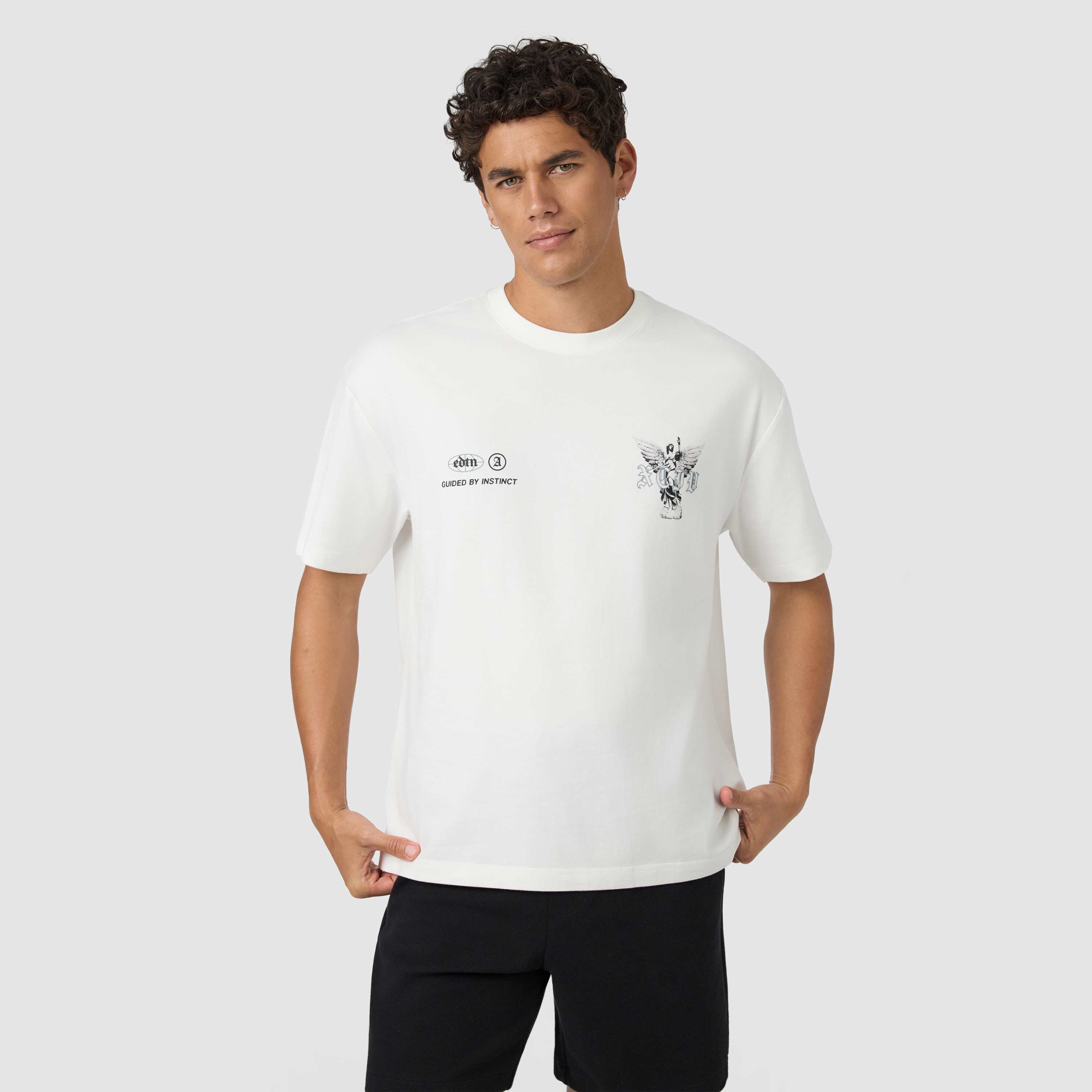 Off White Herald Boxy Crew Tee