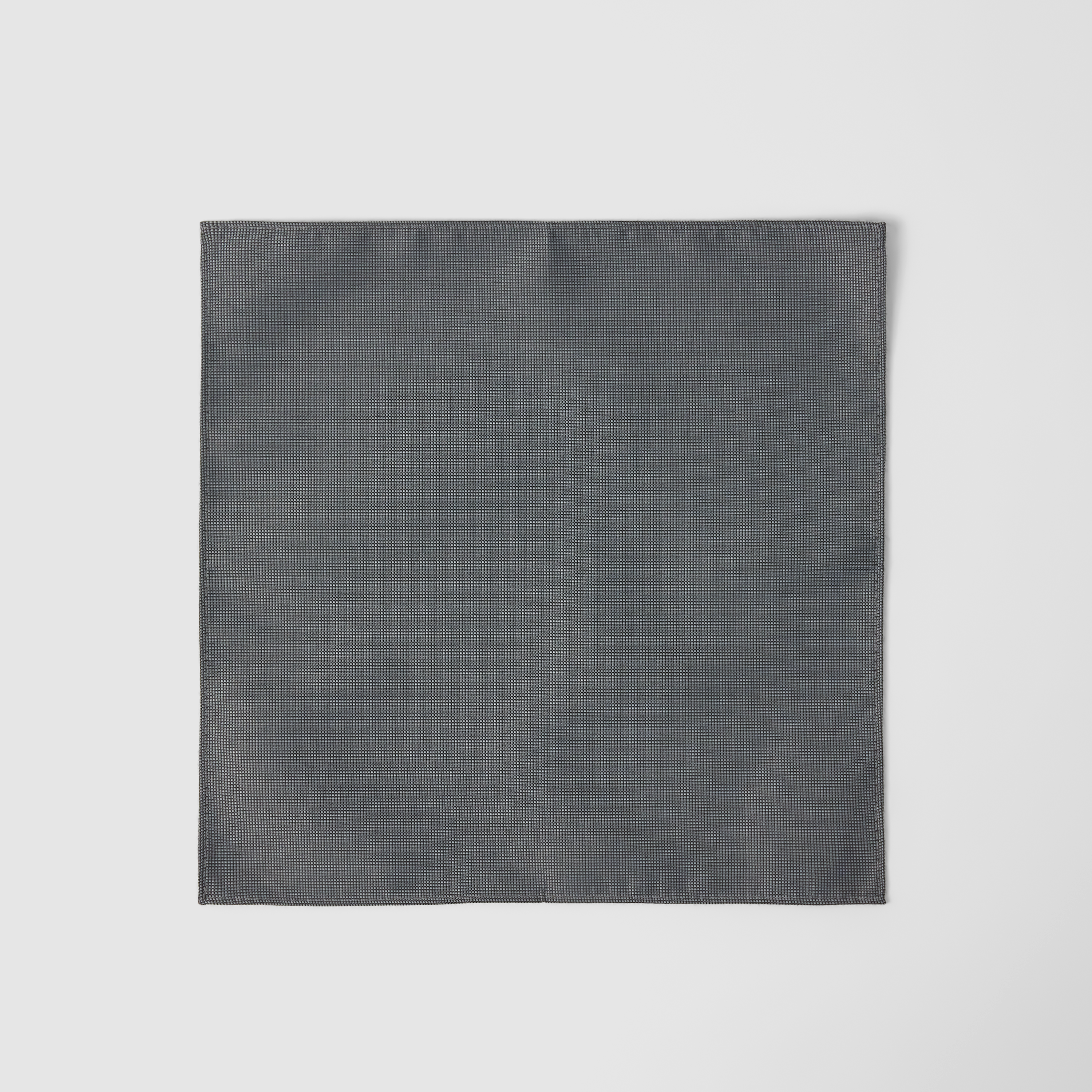 Pewter Pocket Square
