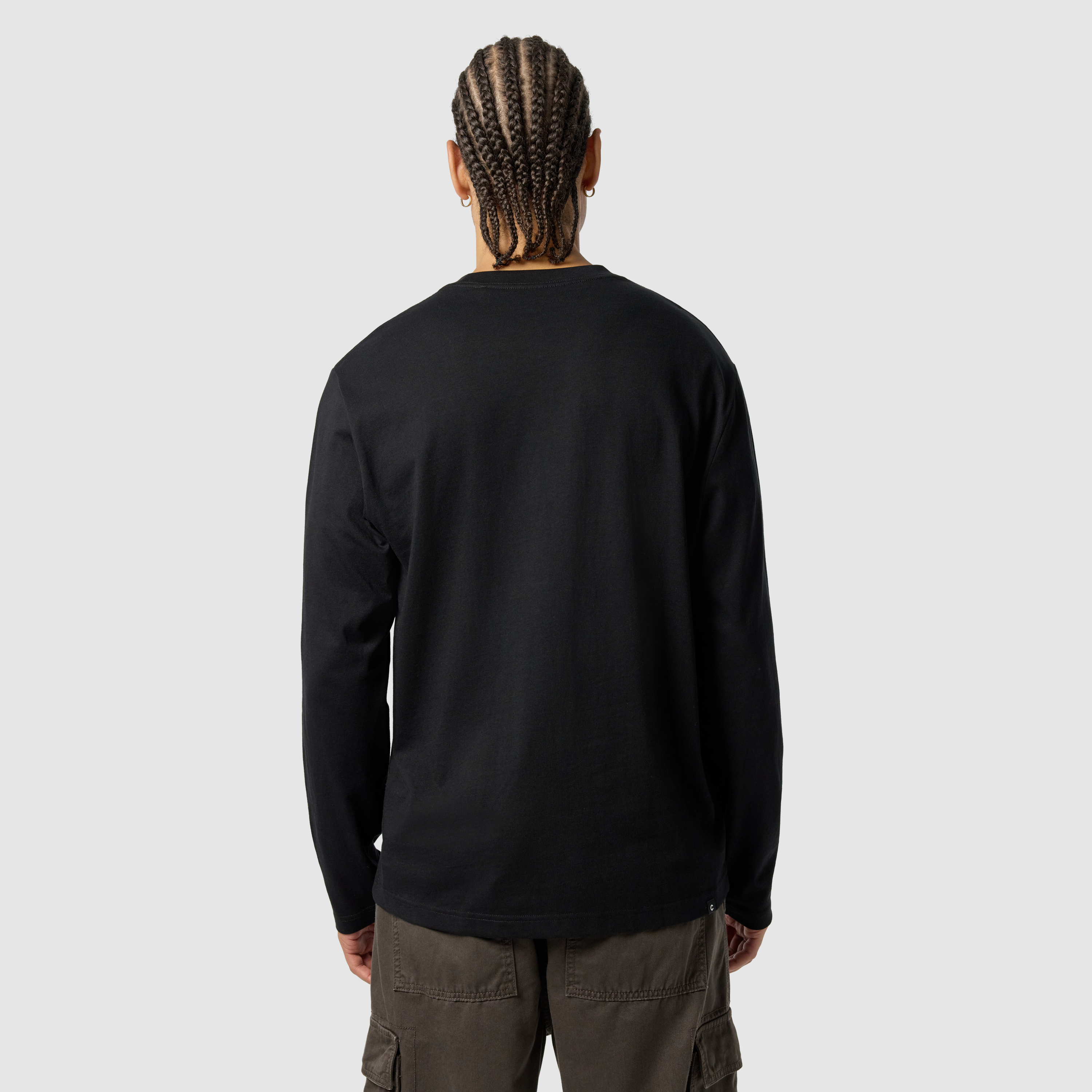 Black Long Sleeve Relaxed Tee
