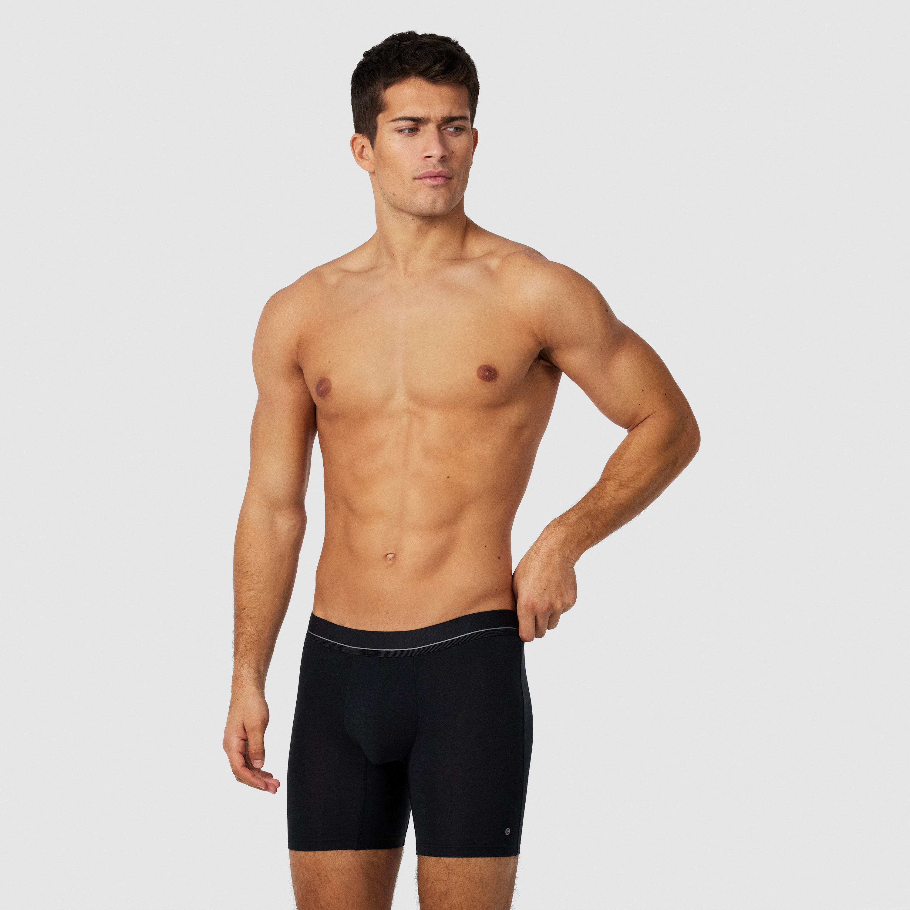 Black Anti Chafe Bamboo Viscose Trunk