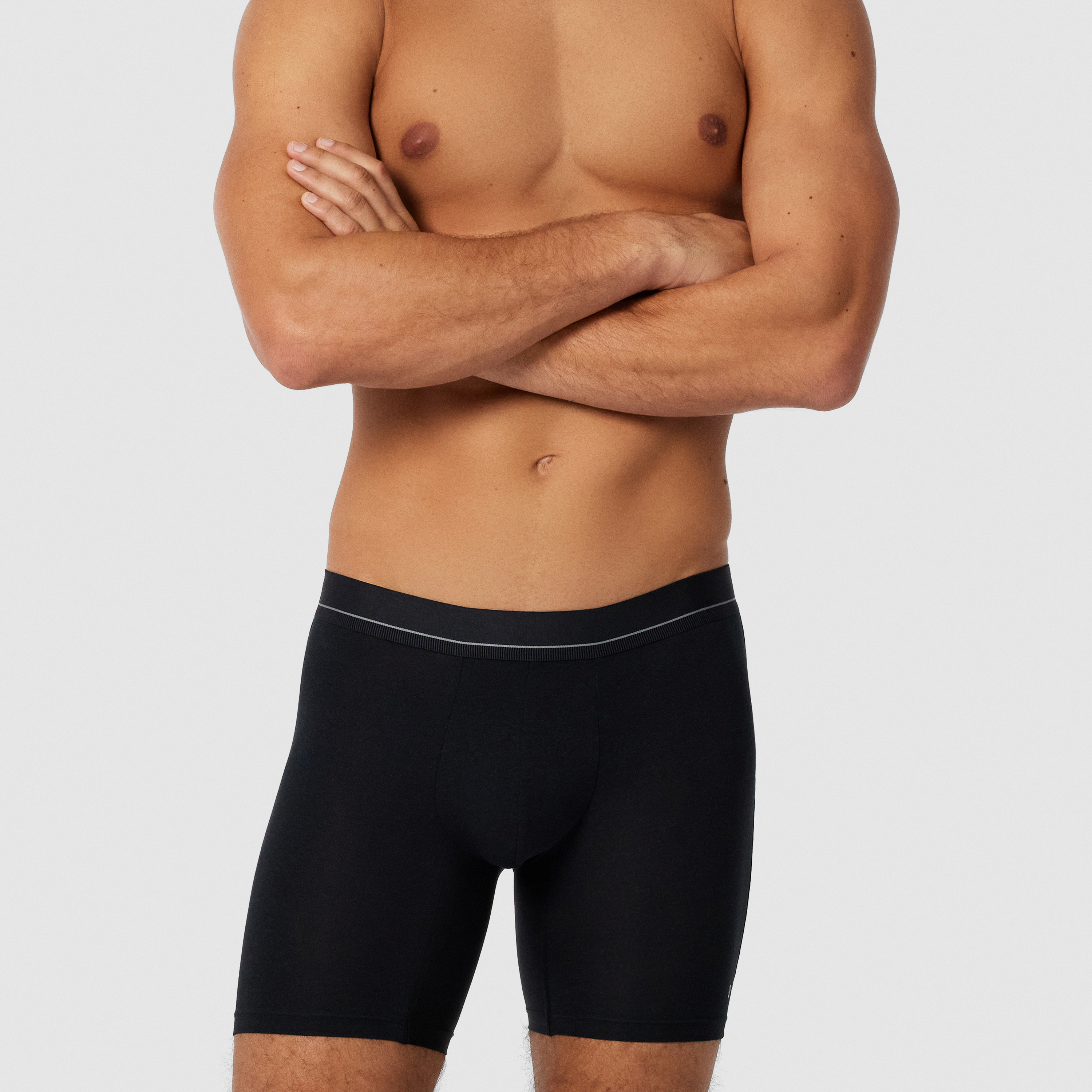 Black Anti Chafe Bamboo Viscose Trunk