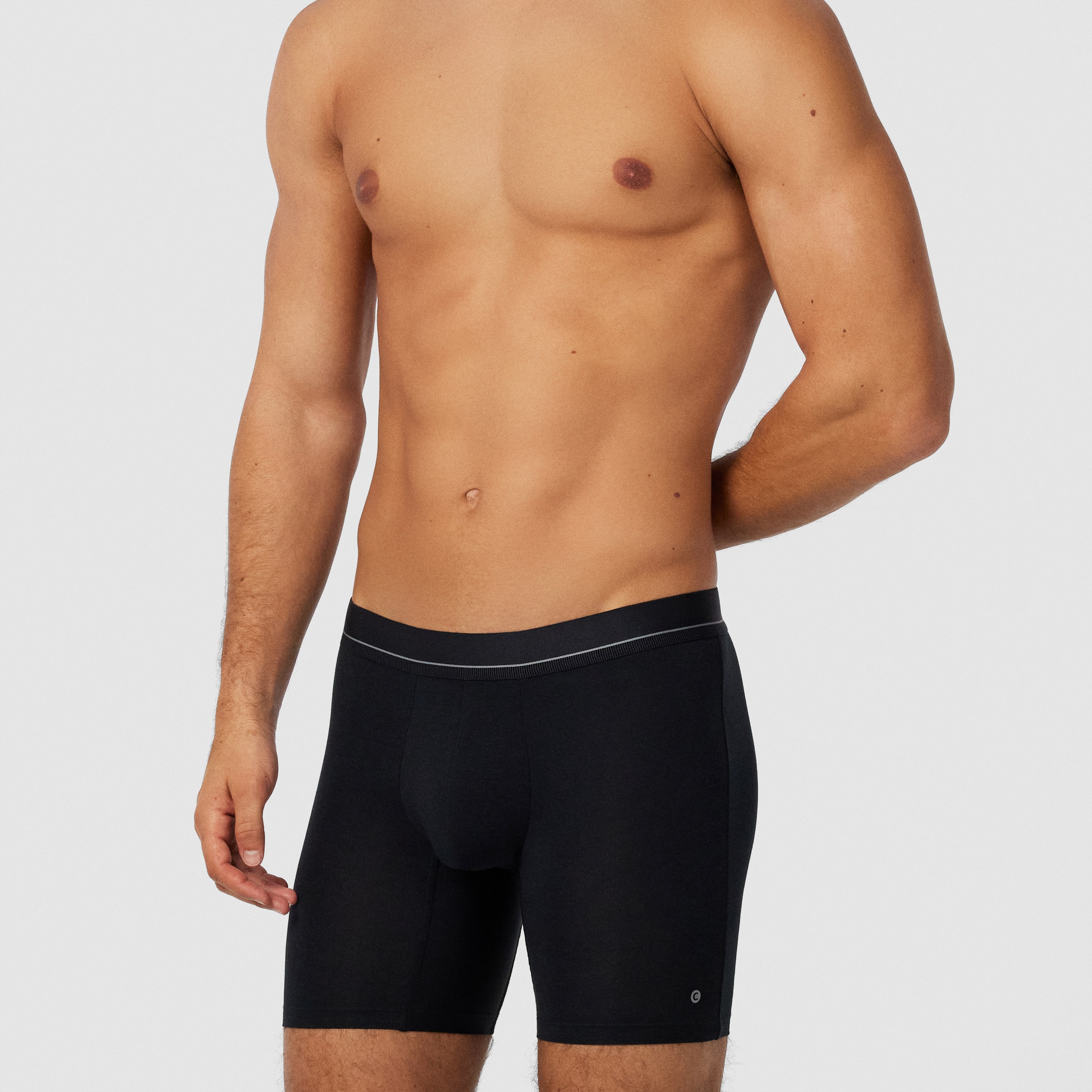 Black Anti Chafe Bamboo Viscose Trunk