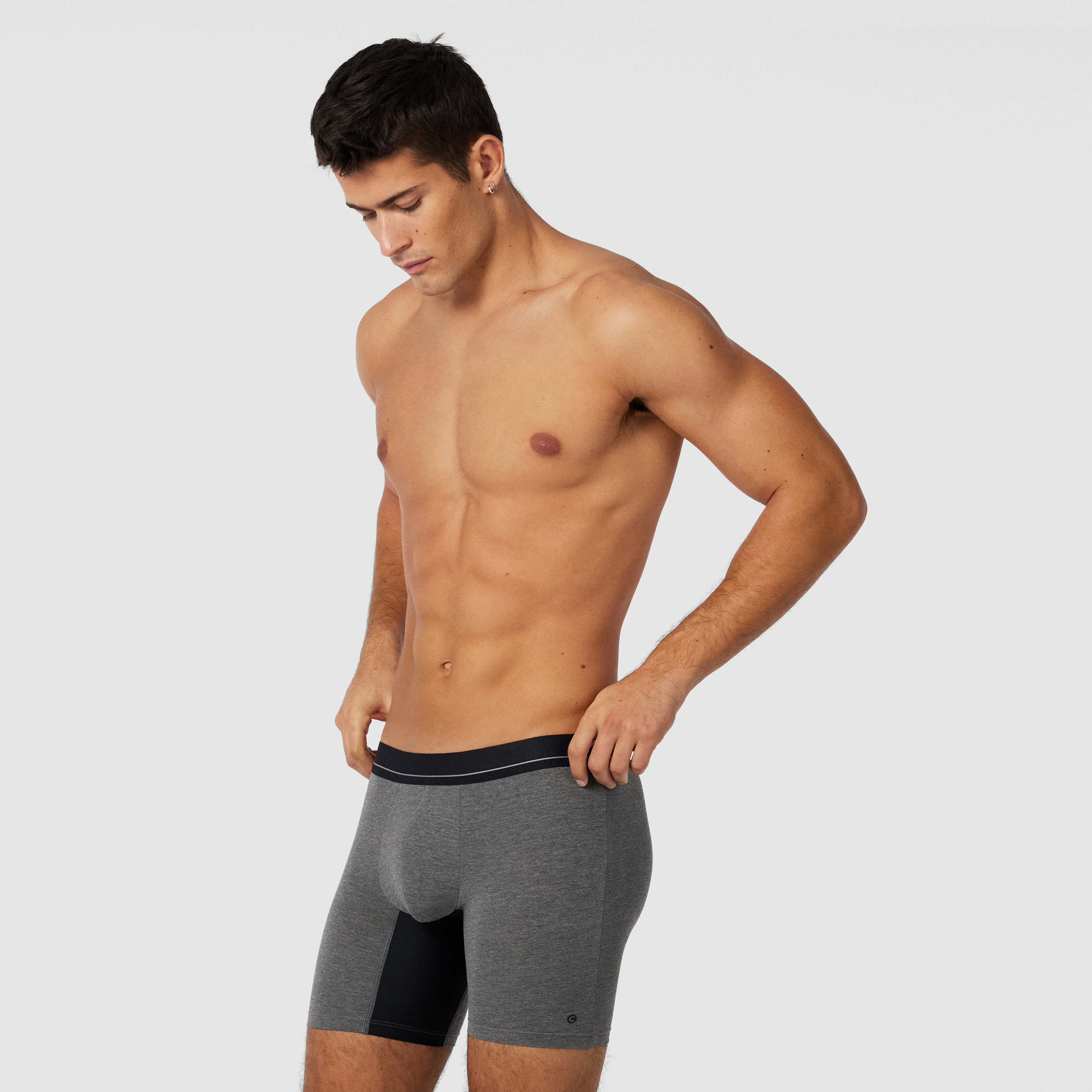Charcoal Marle Anti Chafe Bamboo Viscose Trunk