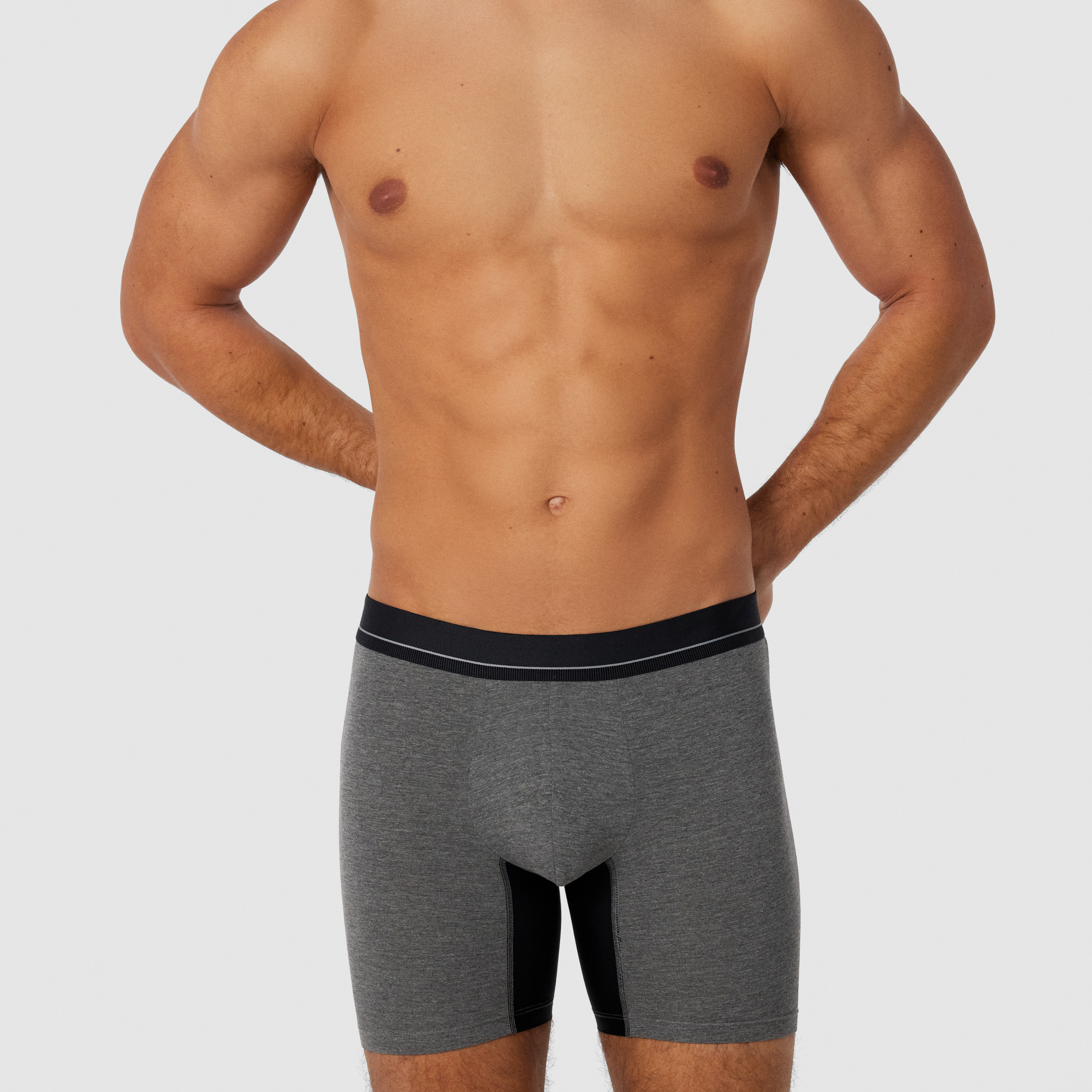 Charcoal Marle Anti Chafe Bamboo Viscose Trunk