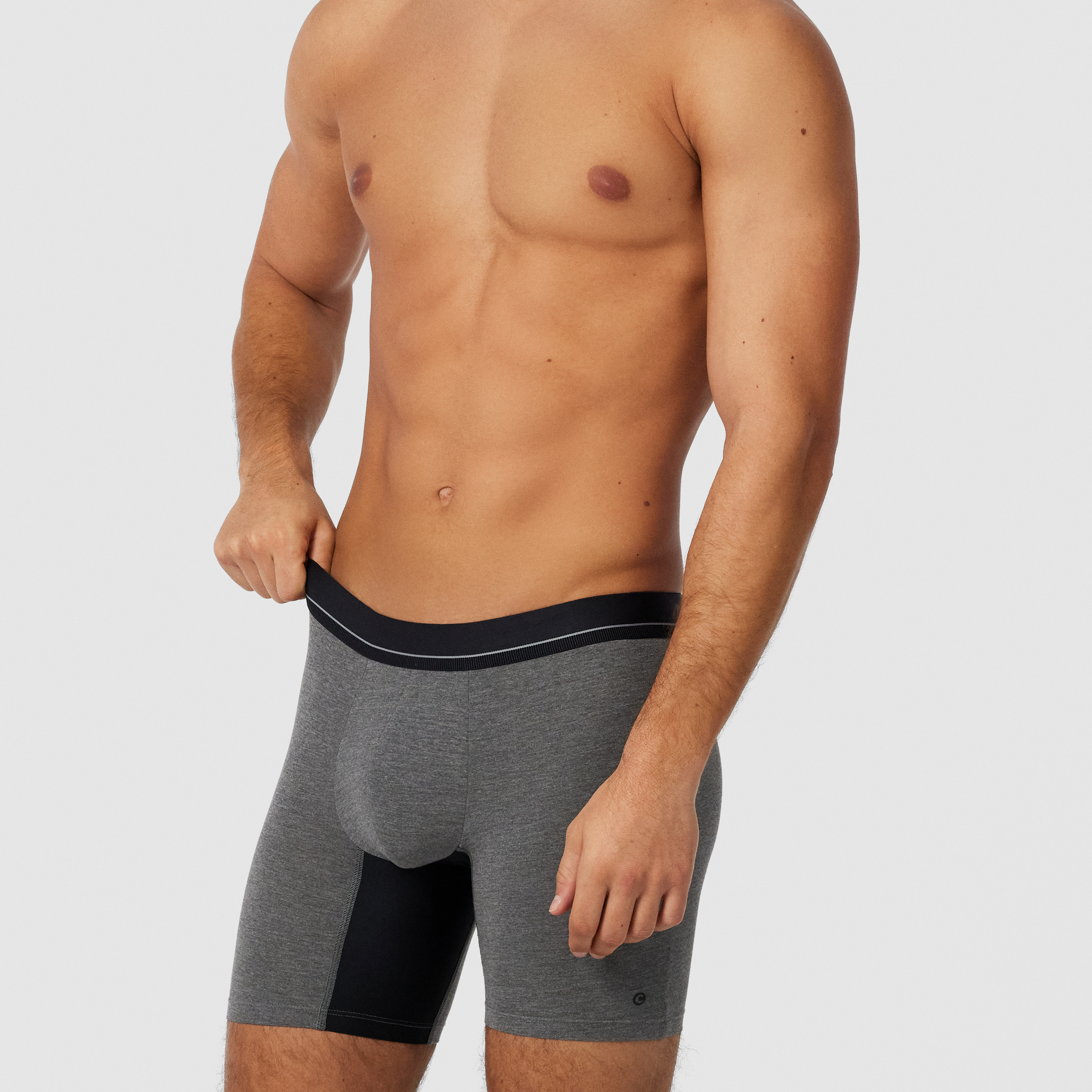 Charcoal Marle Anti Chafe Bamboo Viscose Trunk