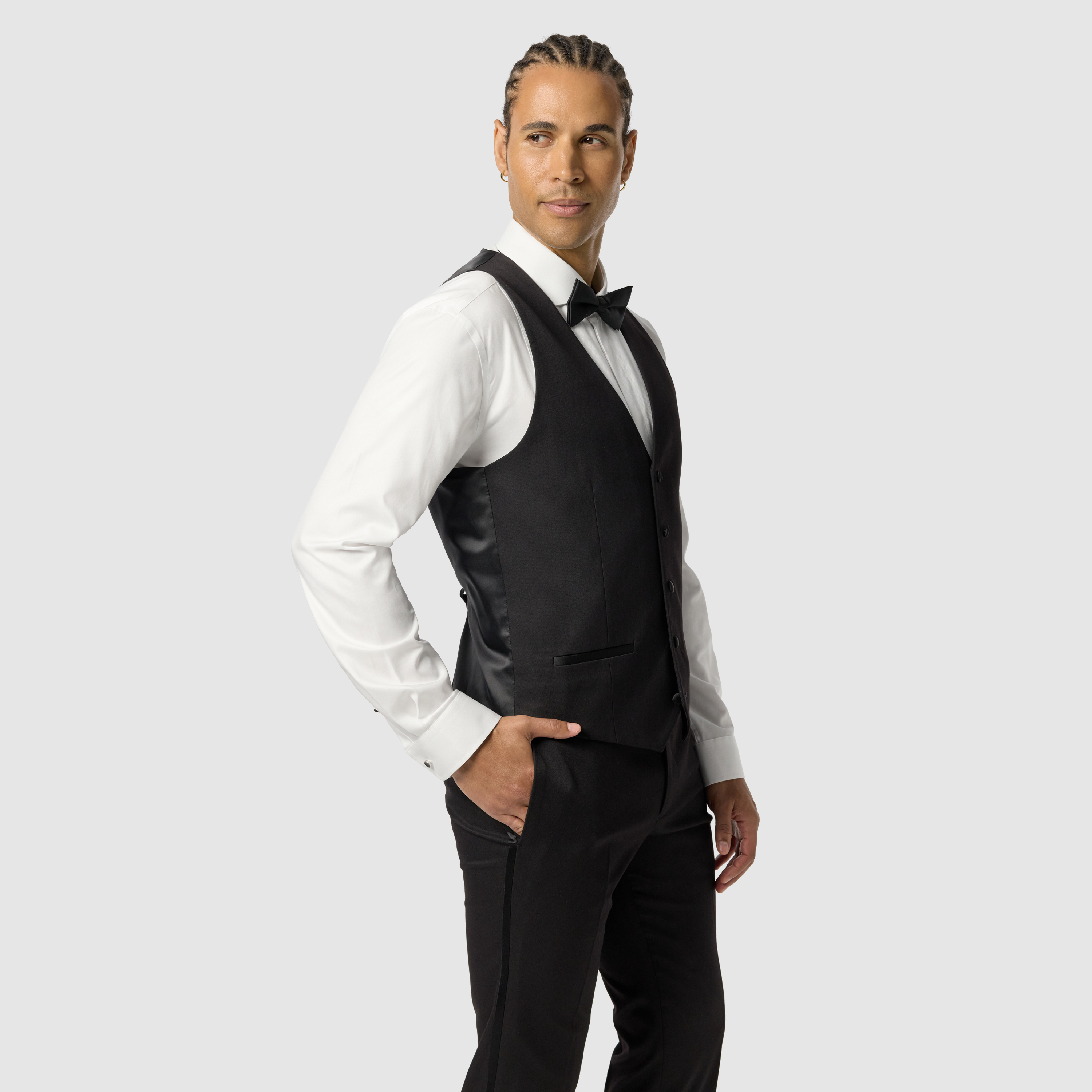 Black Diamond Slim Tux Waistcoat