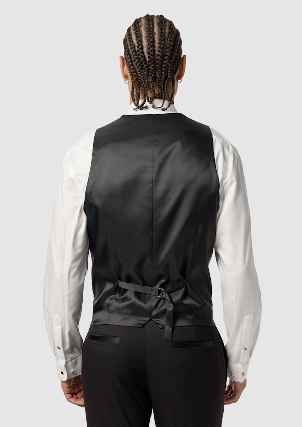 Black Diamond Slim Tux Waistcoat