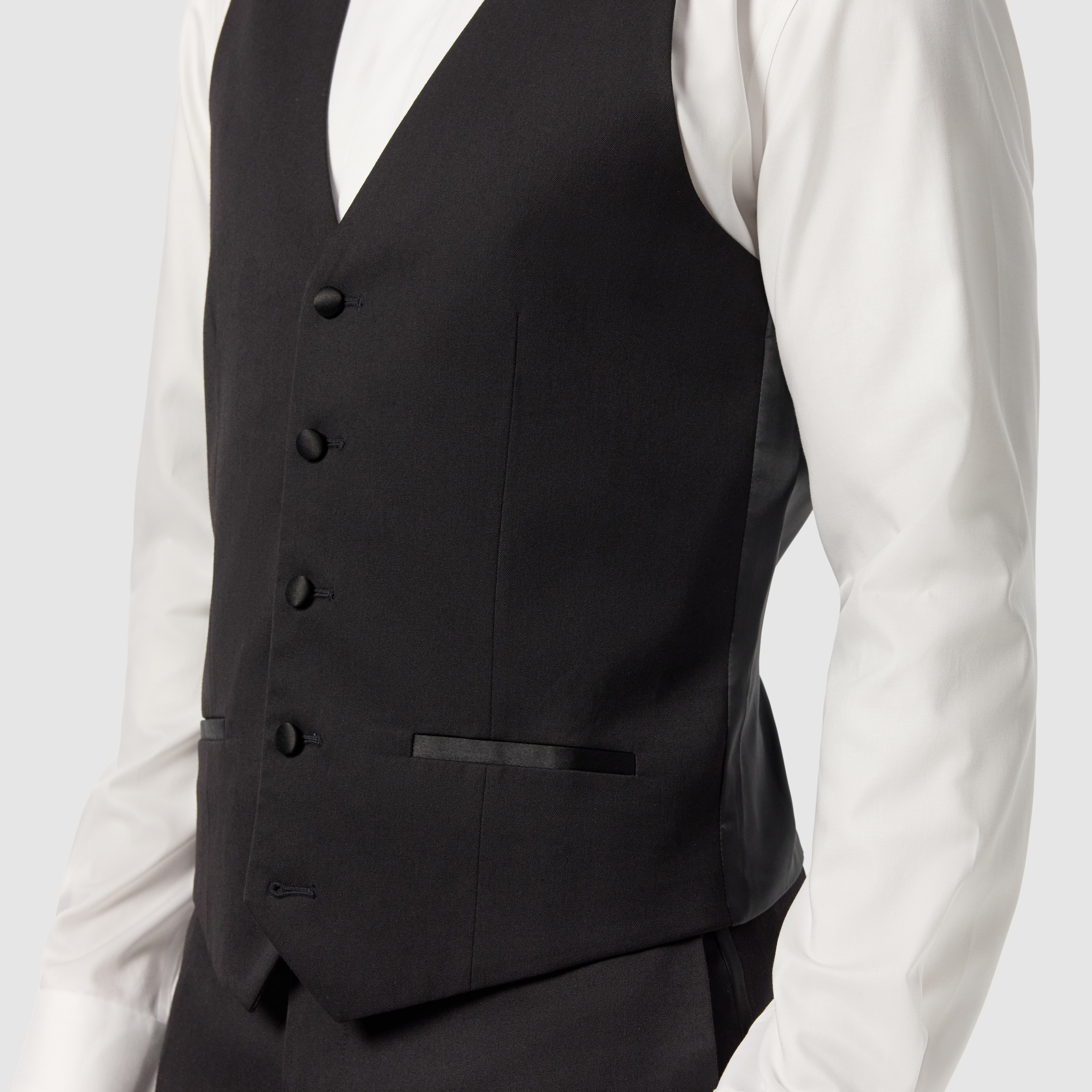 Black Diamond Slim Tux Waistcoat