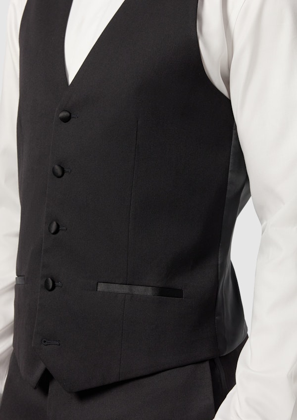 Black Diamond Slim Tux Waistcoat