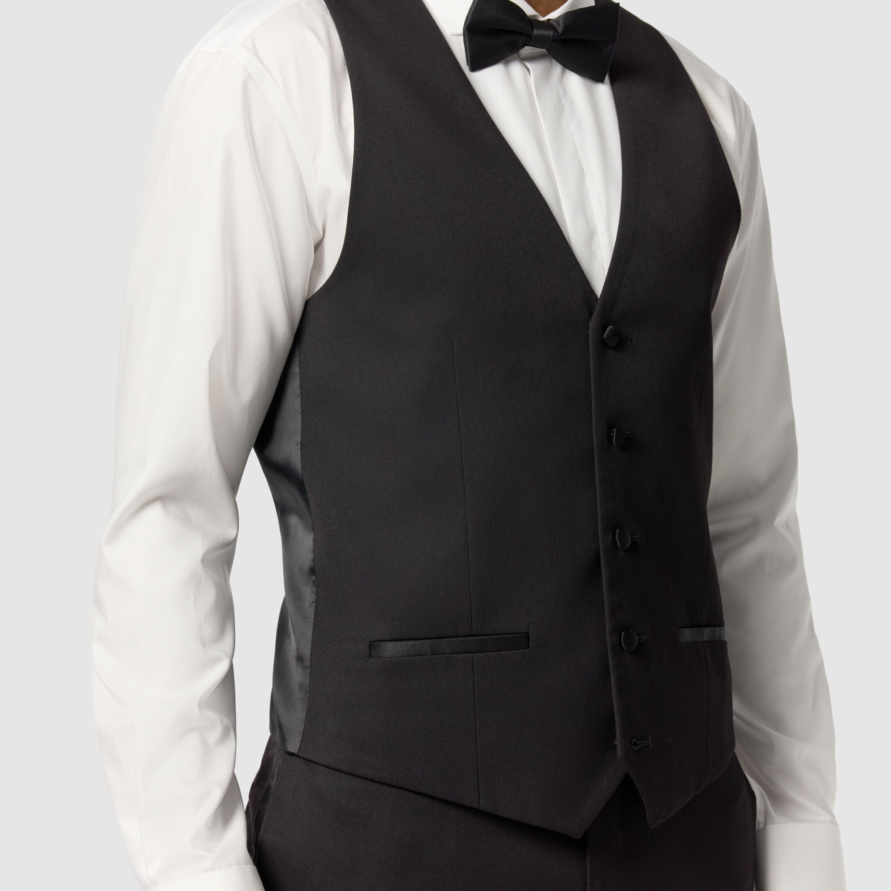 Black Diamond Slim Tux Waistcoat