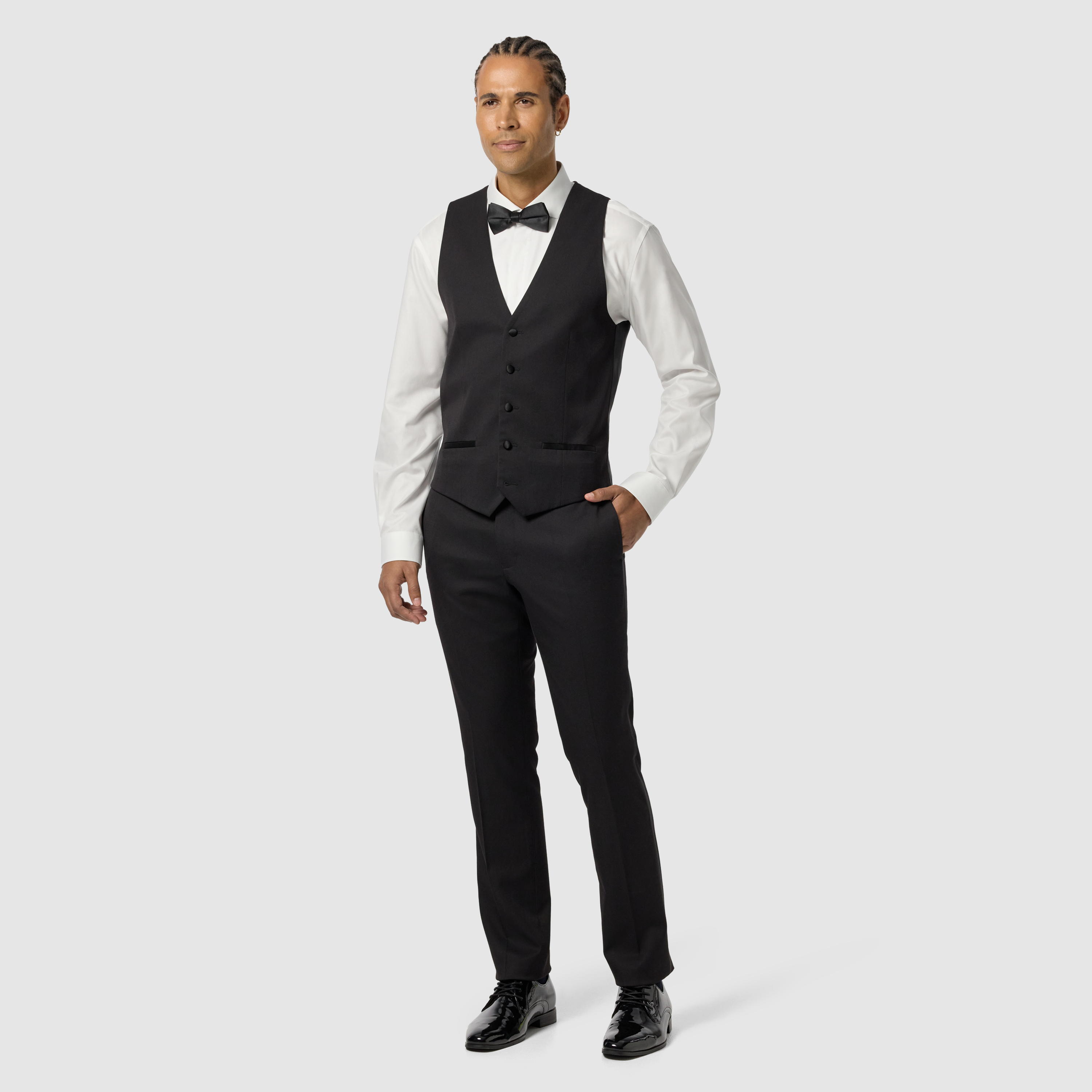 Black Diamond Slim Tux Waistcoat