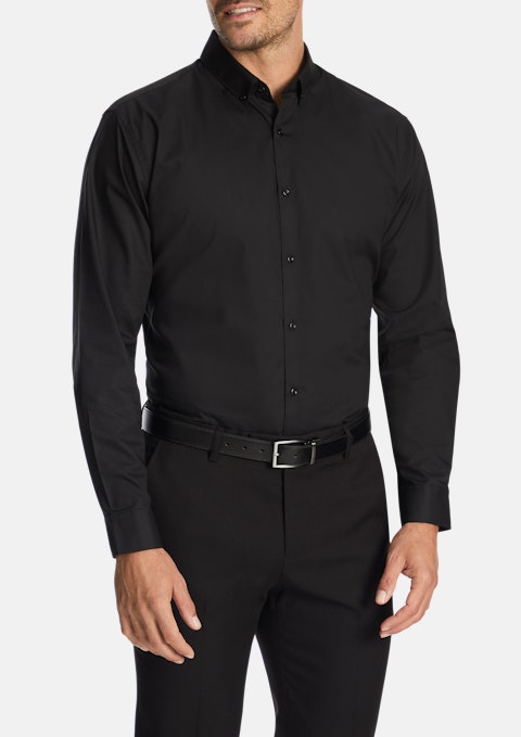 Black Jaxon Slim Dress Shirt