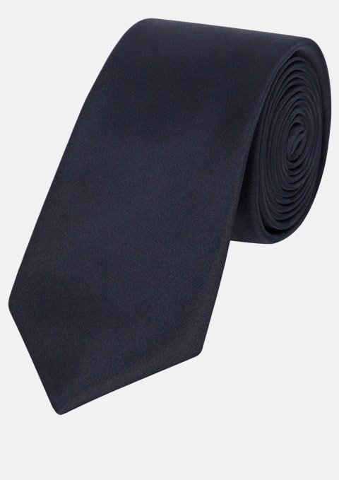 Navy Plain 6cm Tie