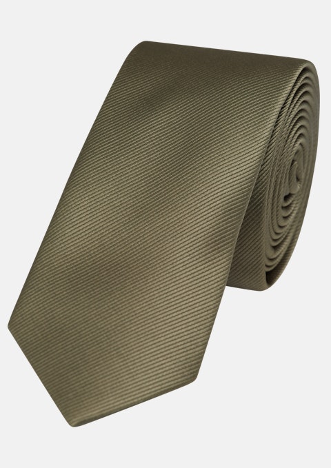 Olive Plain 6cm Tie